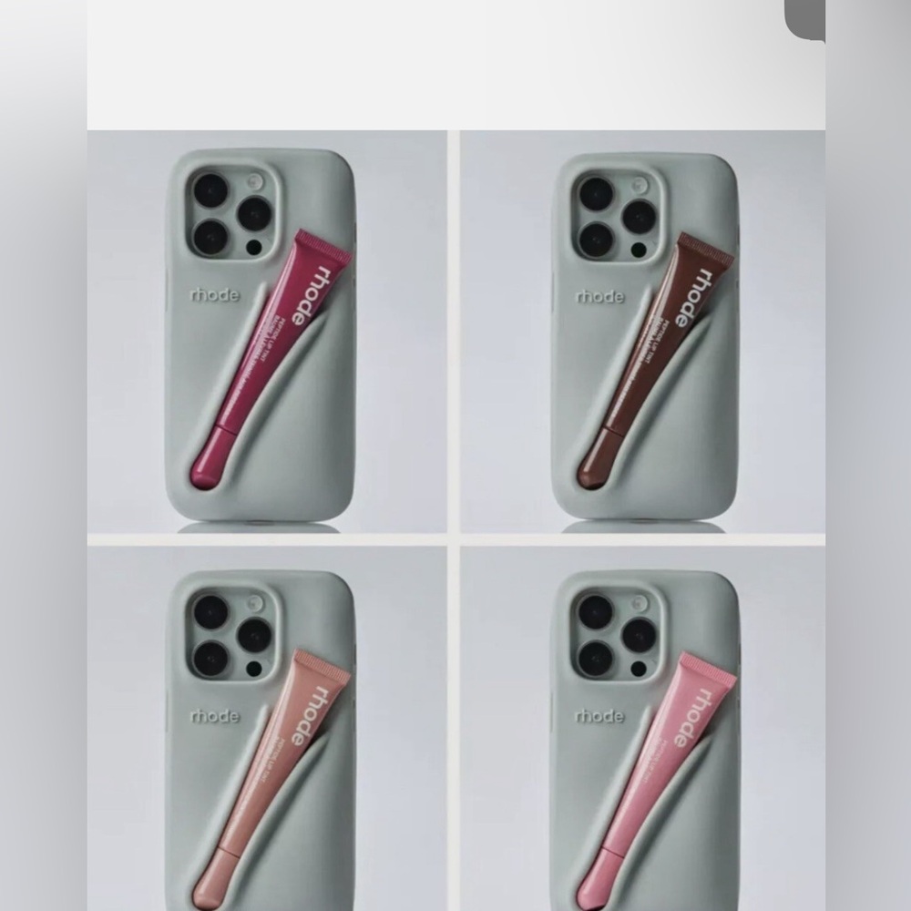 RHODE White Phone Case with Pink Holder - Picture 5 of 7